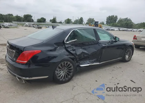 2017 Genesis G90 Ultimate z USA, uszkodzony, nr VIN KMHG54JH0HU027677